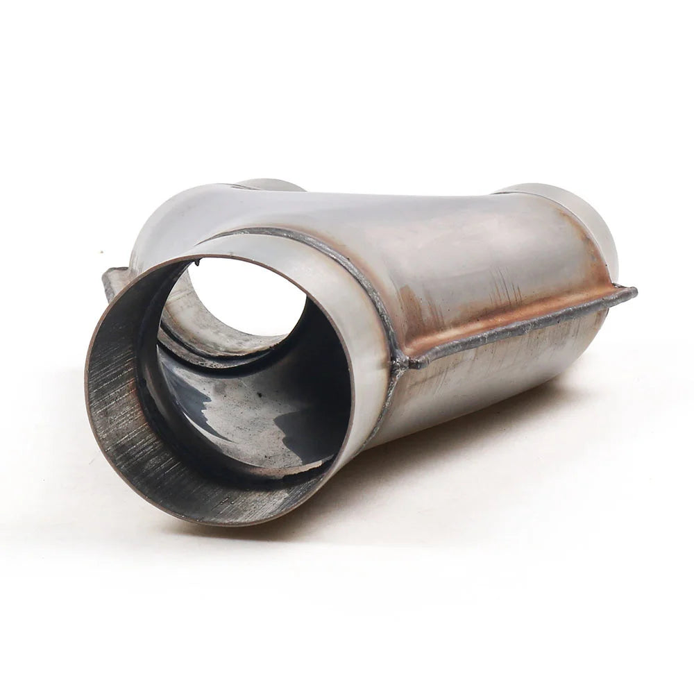 Adaptador Universal de Escapamento para Carros Y-Pipe Aço Inoxidável Conector de Tubo de 3 Vias Cone