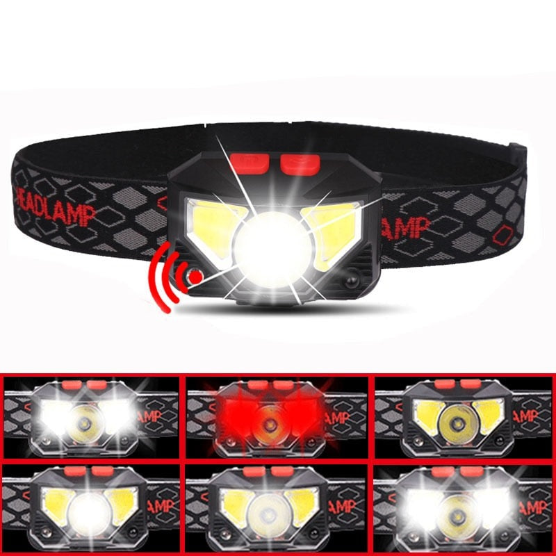 Lanterna LED Multifuncional com 8 Modos para Camping Pescas e Atividades