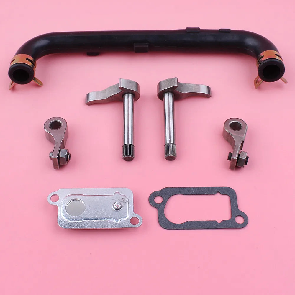 Kit Completo de Válvulas / Balancins e Mangueira de Óleo para Motor Honda GX35 4 Tempos