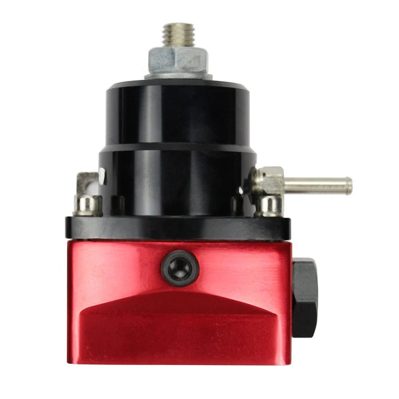 Regulador de Pressão de Combustível Universal com Manômetro Mangueiras AN6 Inox e Kit de Conectores