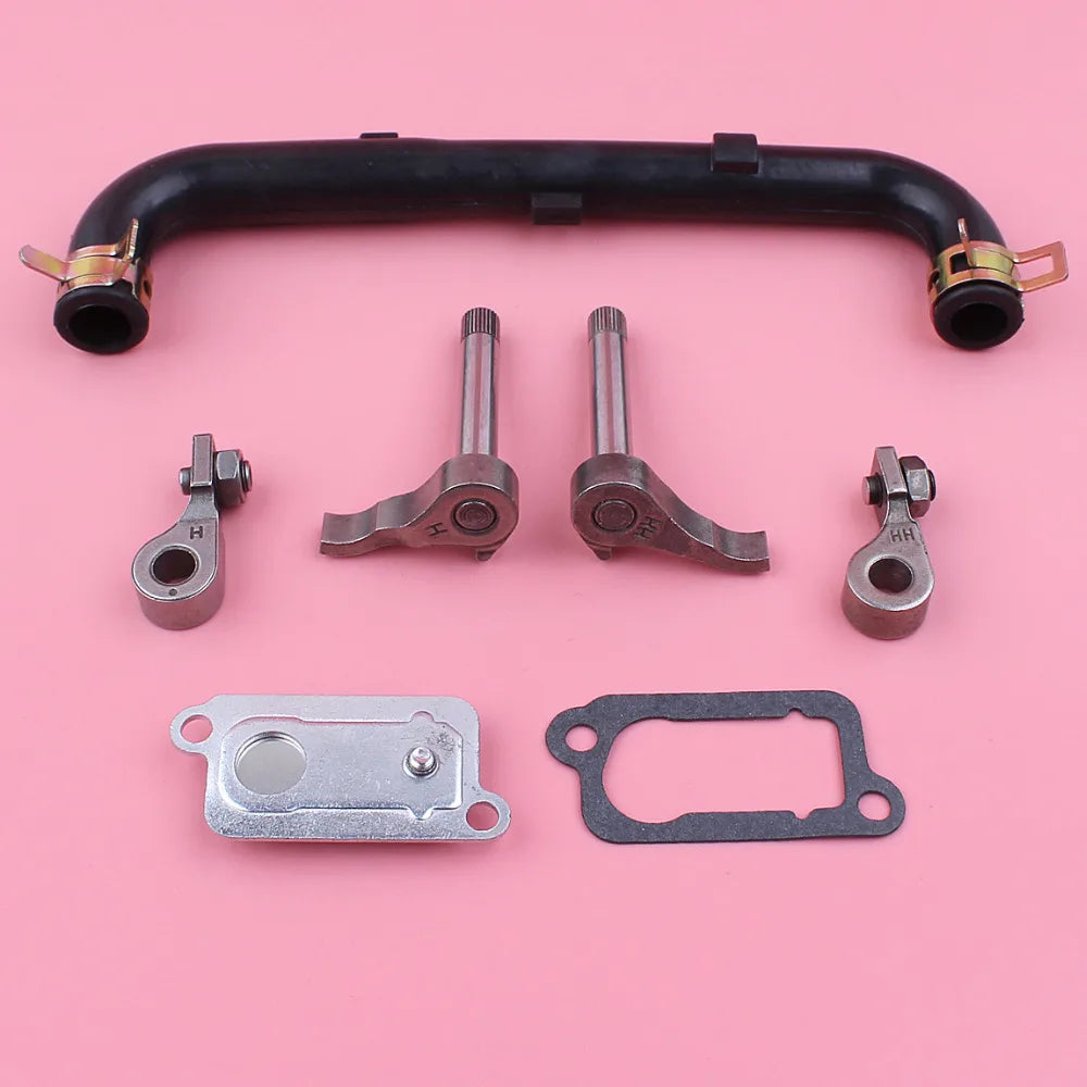 Kit Completo de Válvulas / Balancins e Mangueira de Óleo para Motor Honda GX35 4 Tempos