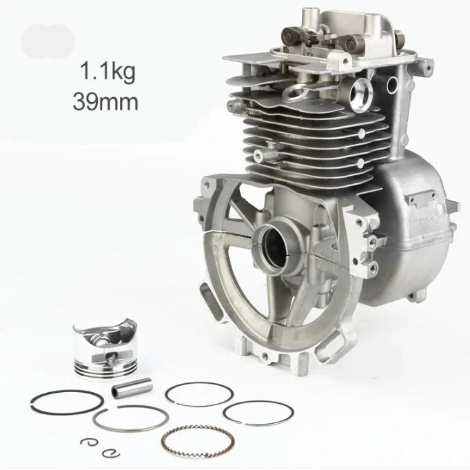 Kit Cilindro, Pistão e Carcaça 39mm para Roçadeiras Honda GX31, HHT35S, UMK435, 139F, 140F