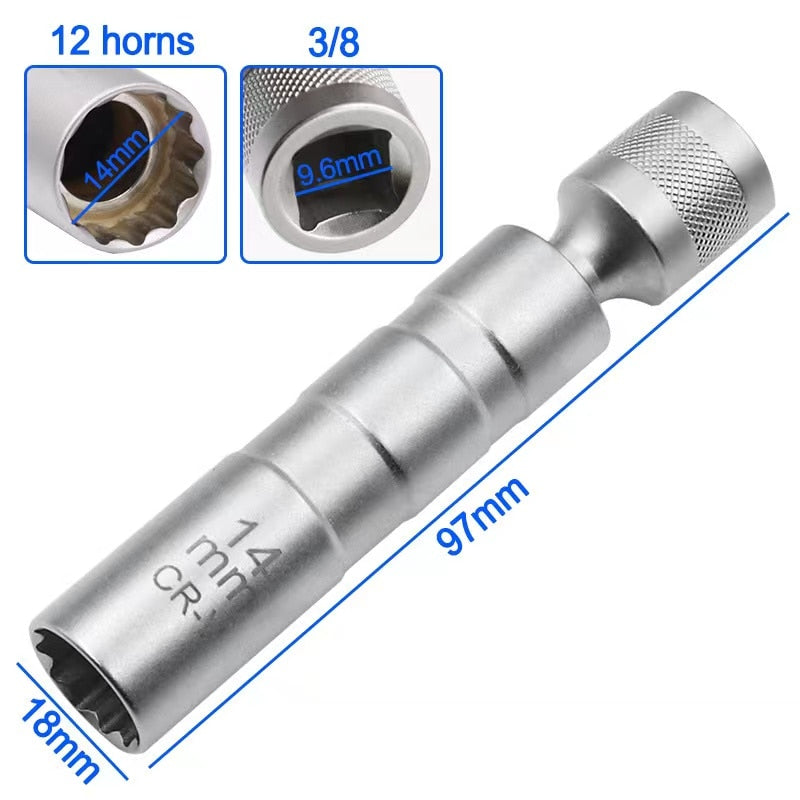 Soquete Universal para Vela de Ignição Automotivo
