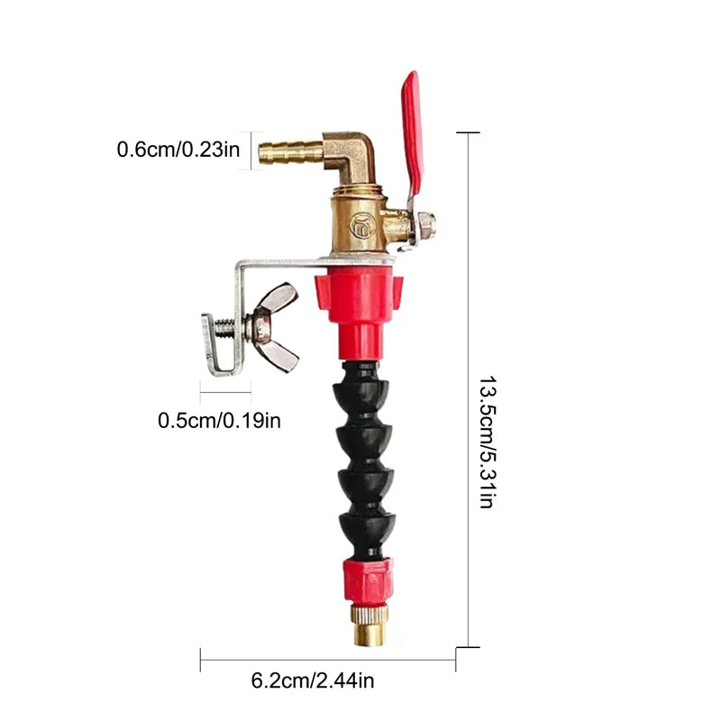 Sistema de Resfriamento com Pulverizador de Água para Corte de Mármore, Tijolo e Azulejo