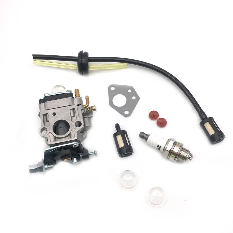 Kit Carburador + Filtro de Combustível para Roçadeiras 43CC / 49CC / 52CC