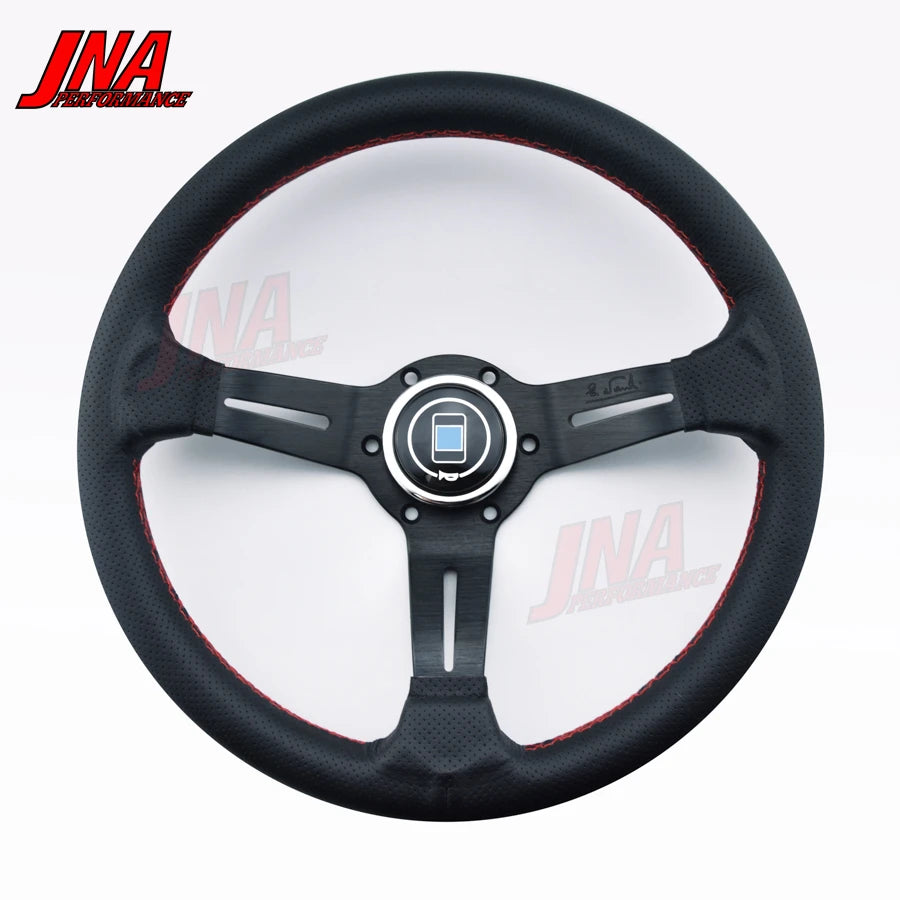 Volante Esportivo Universal 32cm PC-ST18 em Couro
