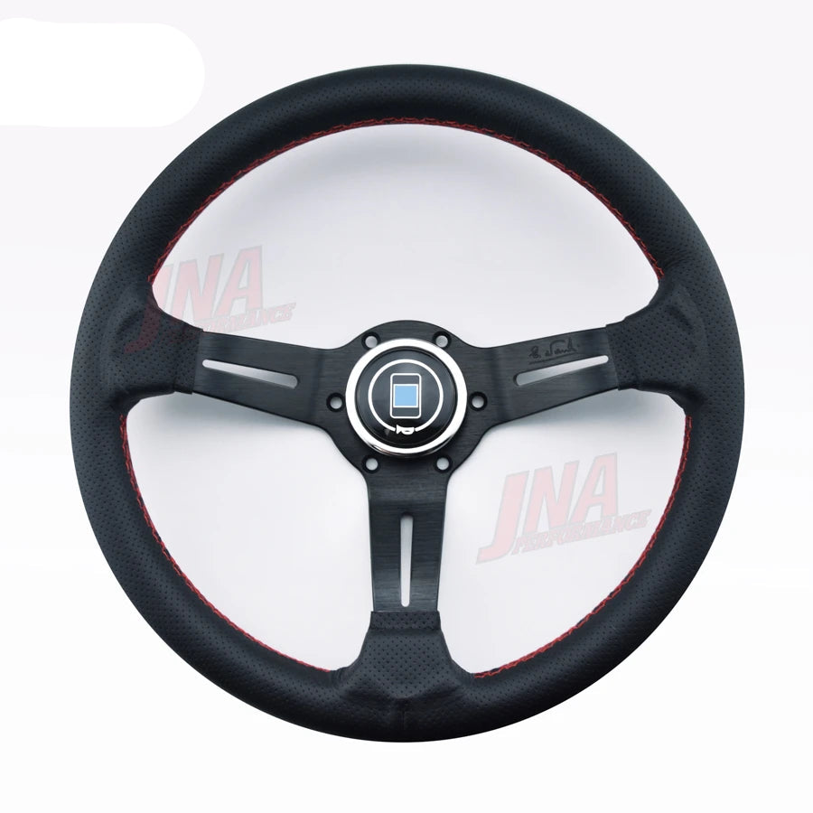Volante Esportivo Universal 32cm PC-ST18 em Couro