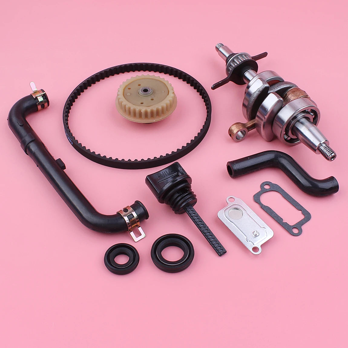 Virabrequim com Kit Correia e Mangueiras para Honda GX35