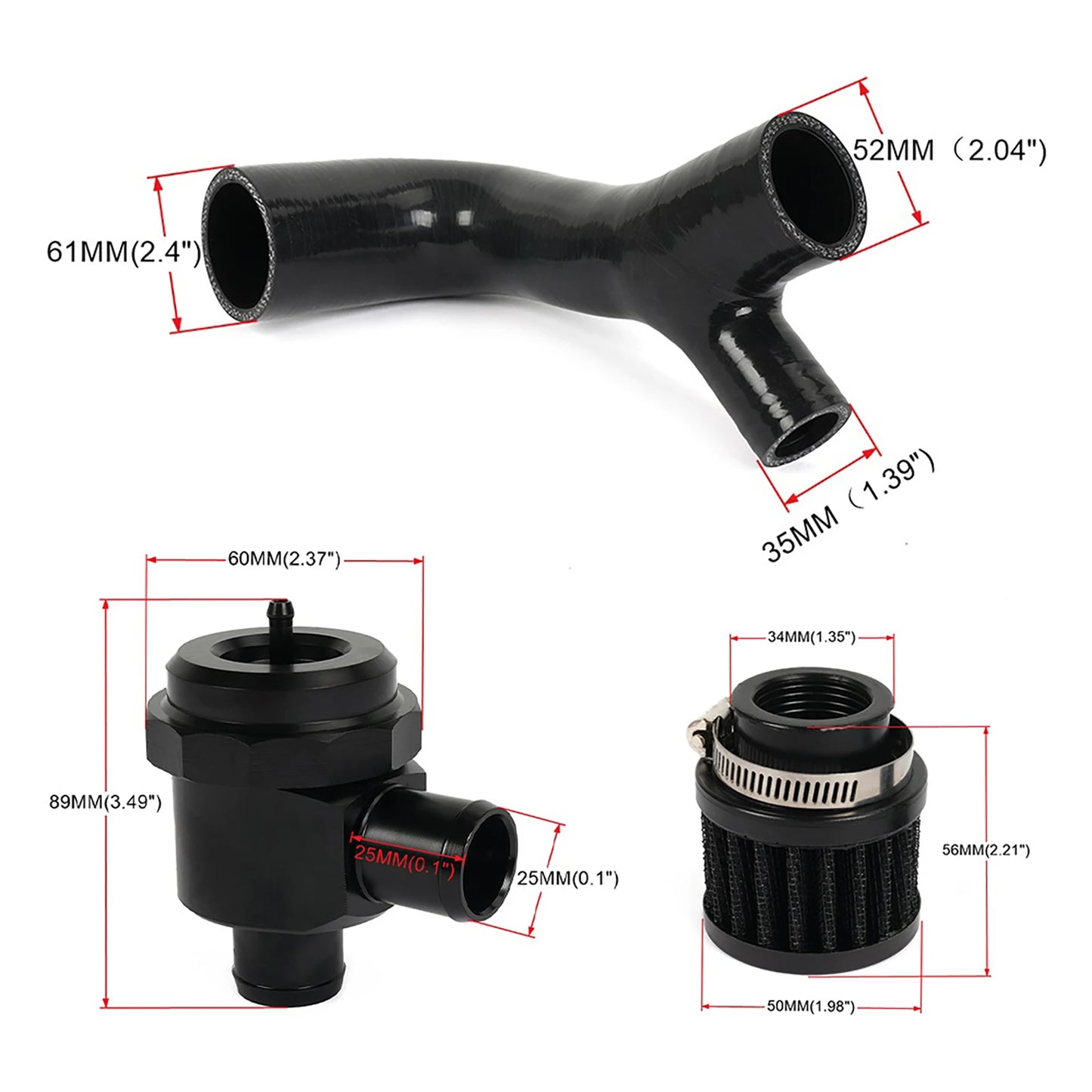 Kit Válvula de Alívio para Can-Am Maverick X3 R & RR Turbo MAX XRS XMR XRC XDS