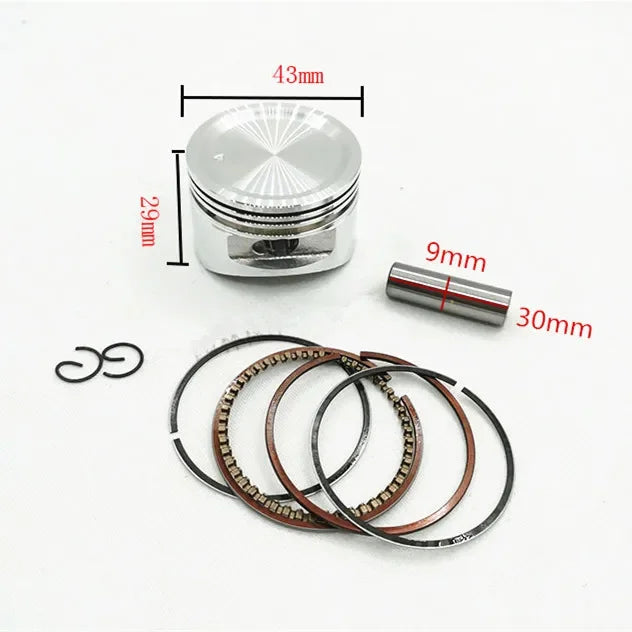 Kit Pistão Completo para Roçadeiras Honda GX50 4 Tempos
