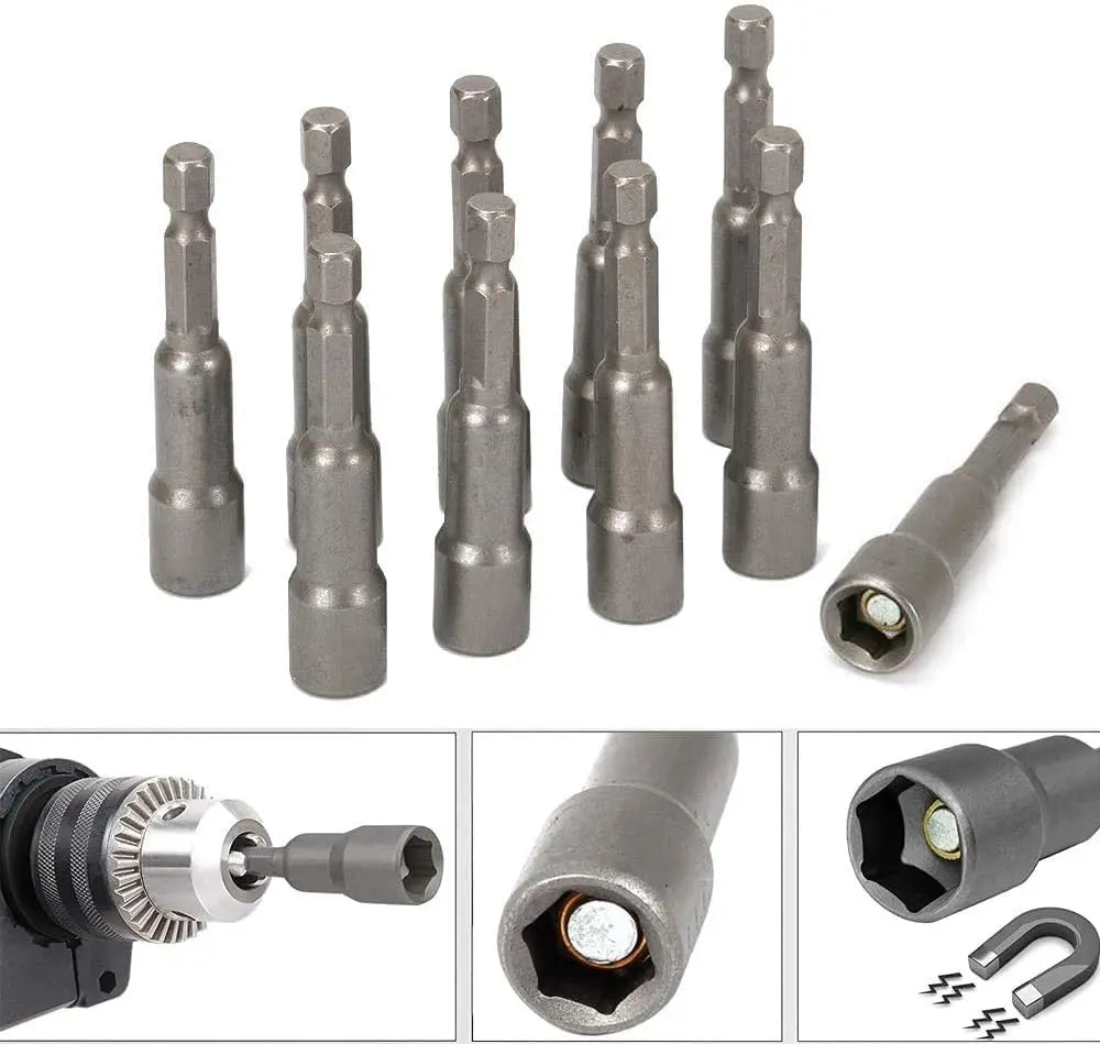 Adaptador de Broca 6mm-19mm 1/4 Polegadas