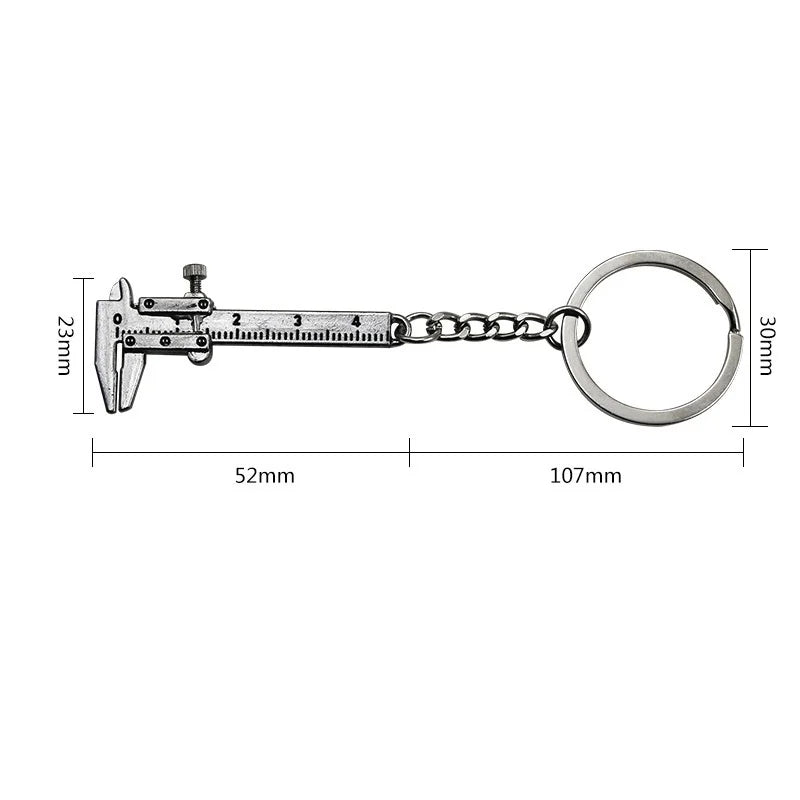 Mini Chaveiro Paquímetro para Carro 0-40mm