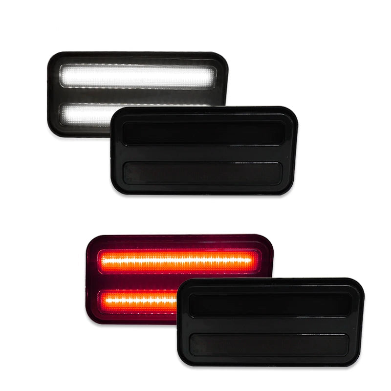 Kit Lente LED Âmbar / Branca (Frontal) e Vermelha (Traseira) para Pontiac Firebird / Trans Am 1970-1981