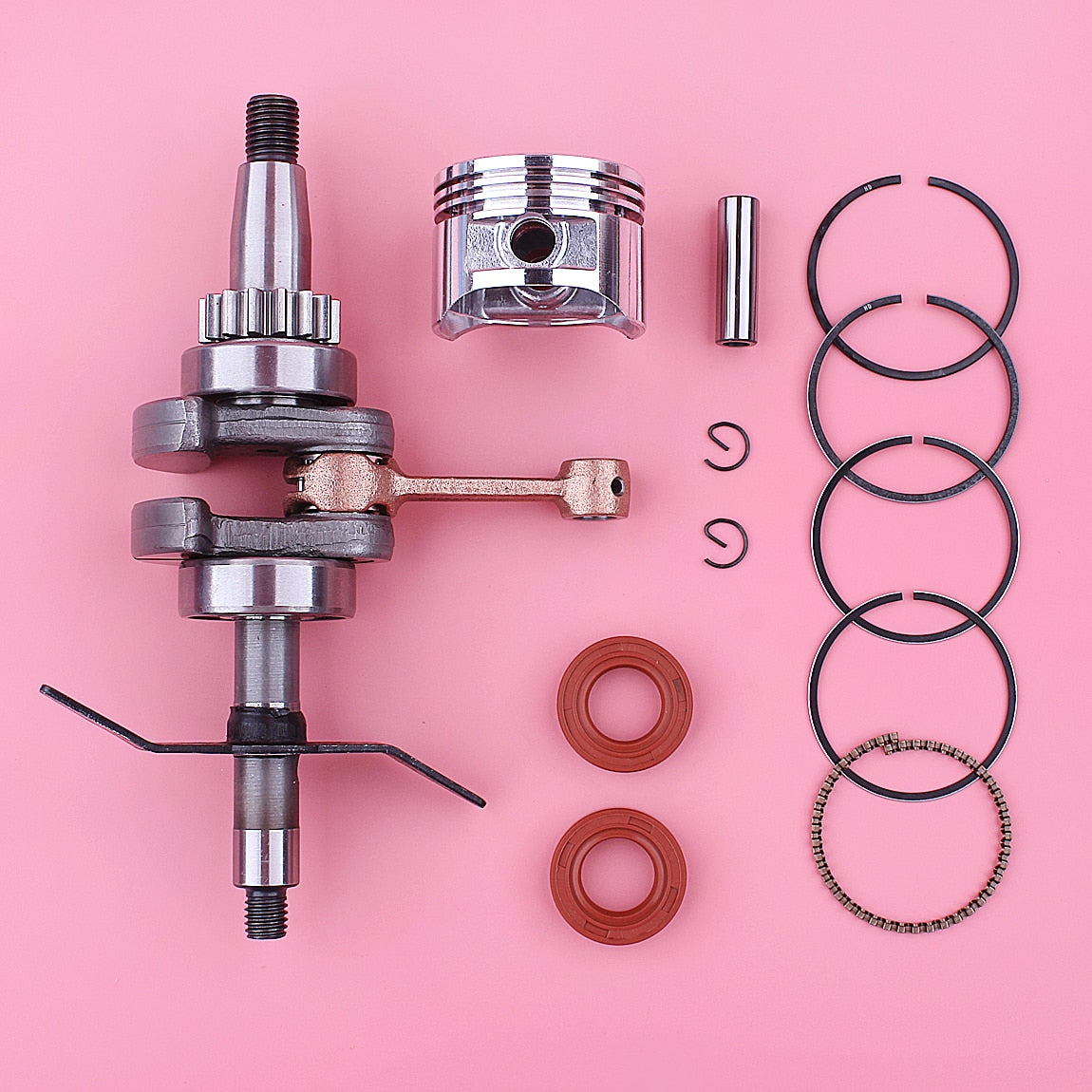 Kit Virabrequim e Pistão para Roçadeiras Honda GX31