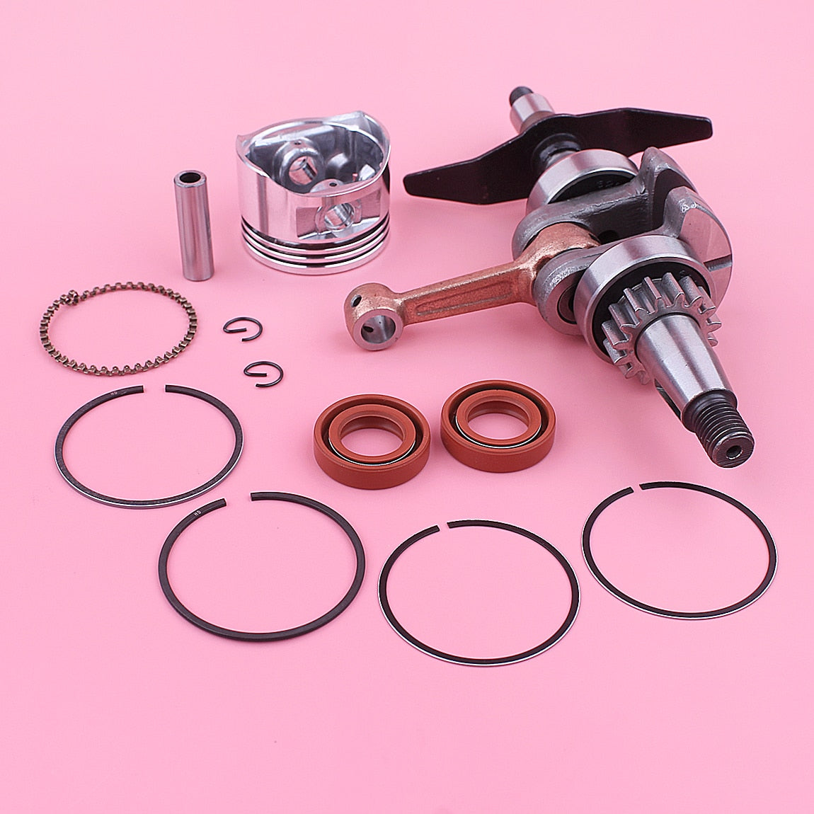 Kit Virabrequim e Pistão para Roçadeiras Honda GX31