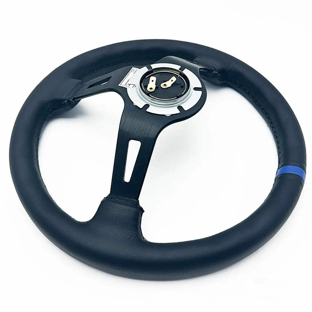 Volante Universal em Couro 13” - Estilo Deep Concave