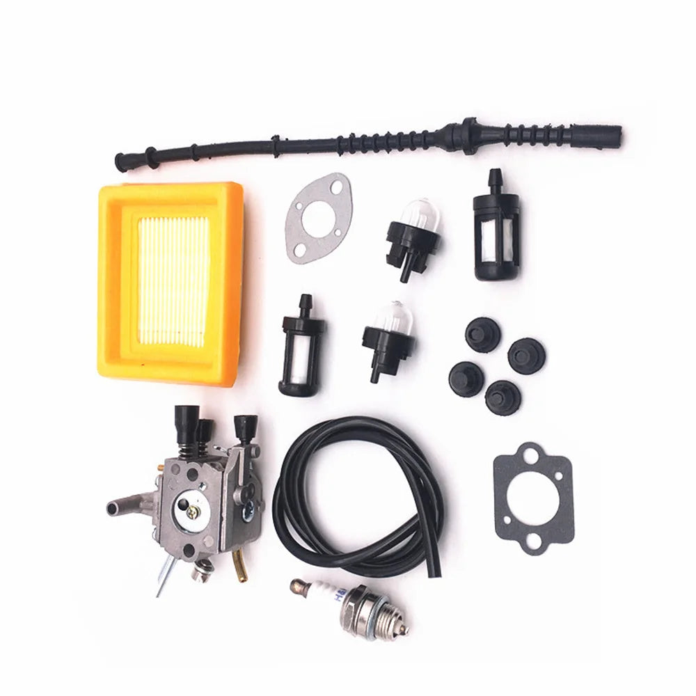 Kit Carburador com Filtro de Ar para Stihl FS 120 / FS 200 / FS 250 / FS 300 e outros
