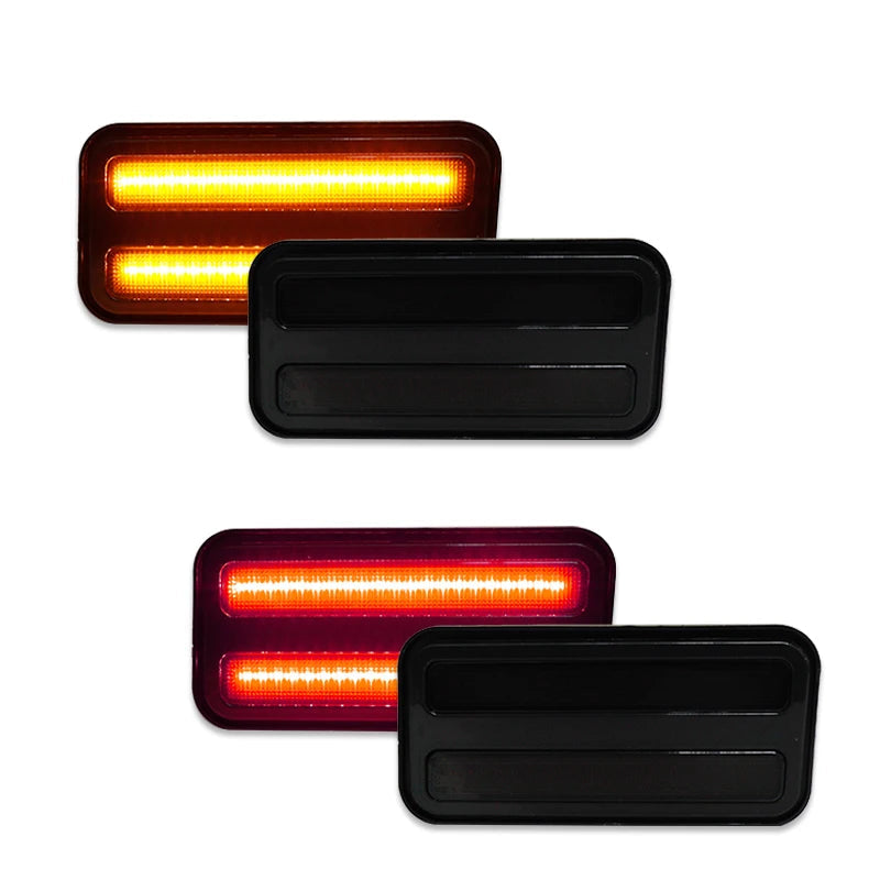 Kit Lente LED Âmbar / Branca (Frontal) e Vermelha (Traseira) para Pontiac Firebird / Trans Am 1970-1981