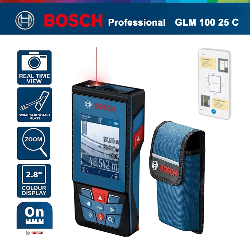 Trena a Laser Digital Bosch Alcance 100 Metros