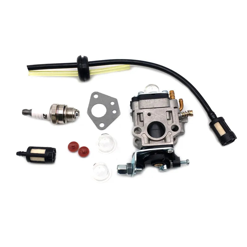 Kit Carburador + Filtro de Combustível para Roçadeiras 43CC / 49CC / 52CC