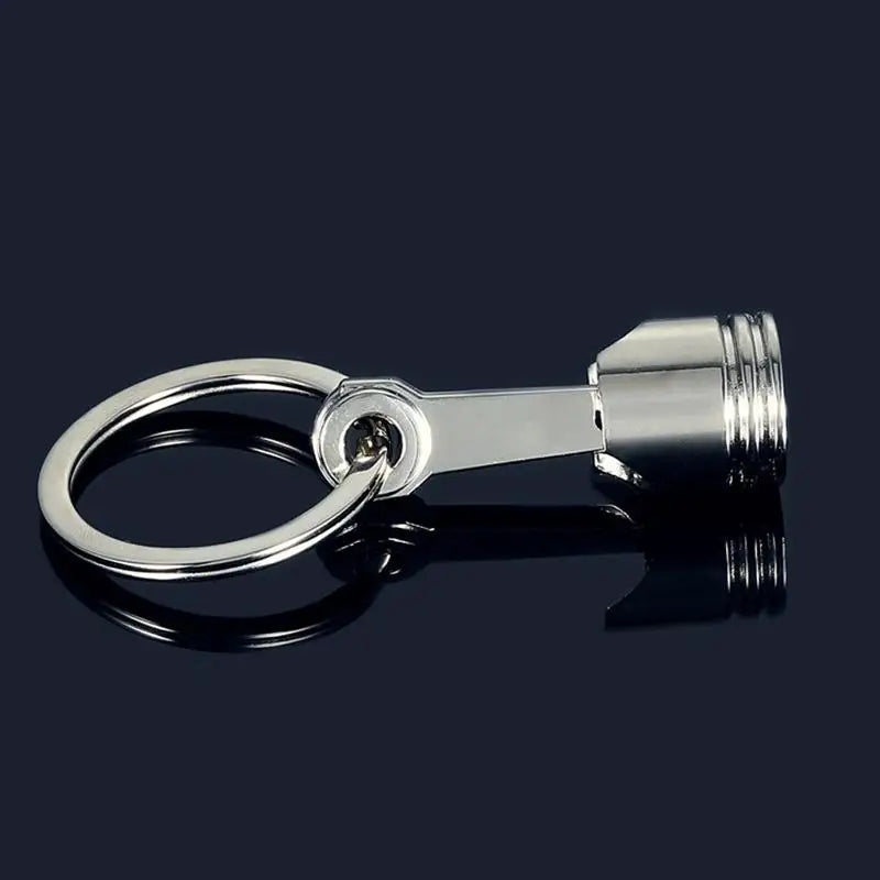 Chaveiro de Pistão de Motor em Liga de Zinco