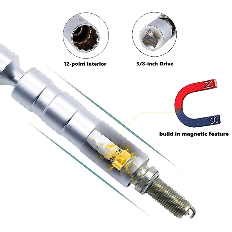 Soquete Universal para Vela de Ignição Automotivo