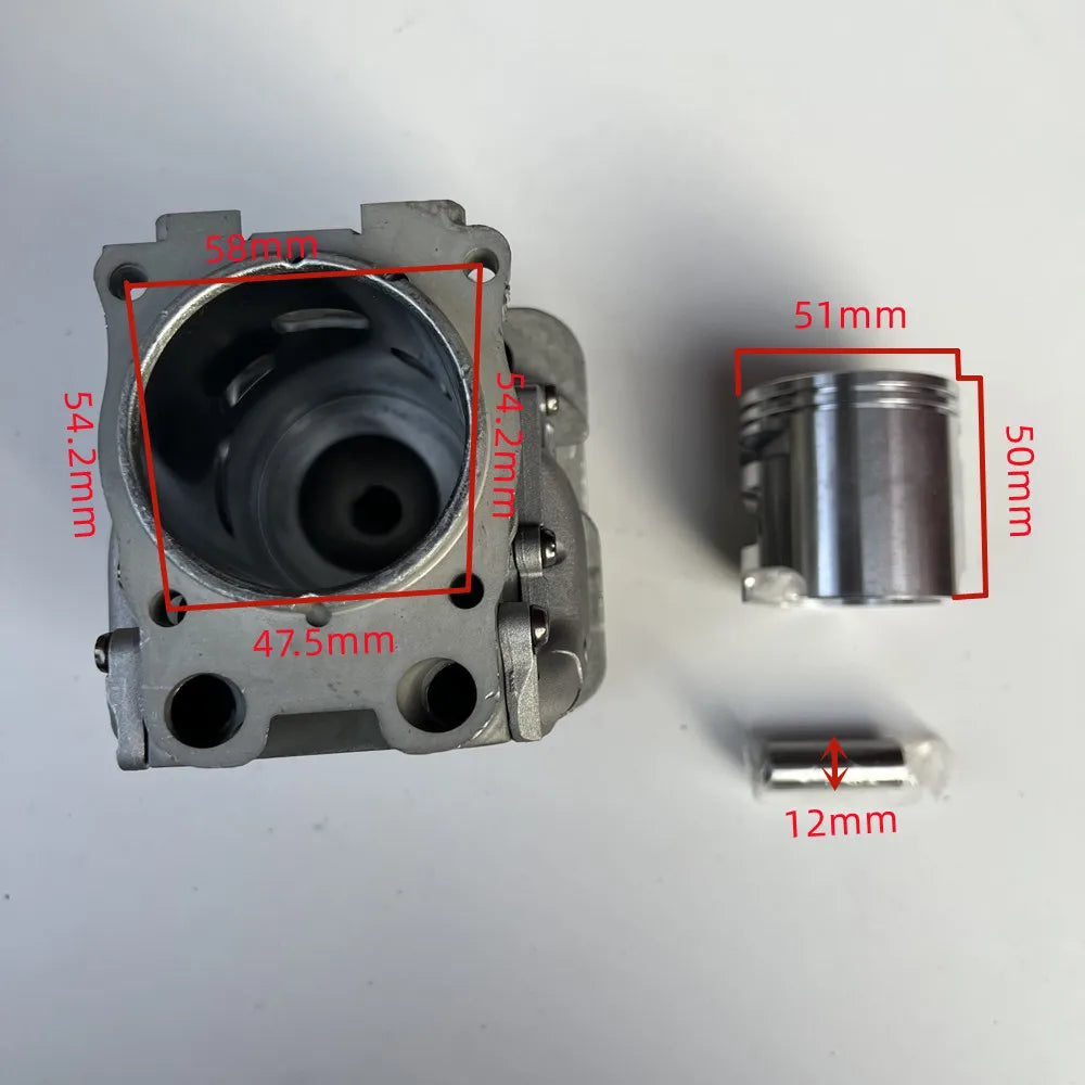 Kit Cilindro e Pistão 51mm para Husqvarna K750 / K760 / K770