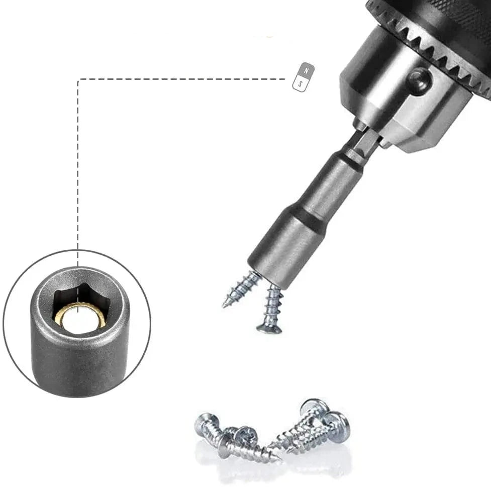 Adaptador de Broca 6mm-19mm 1/4 Polegadas