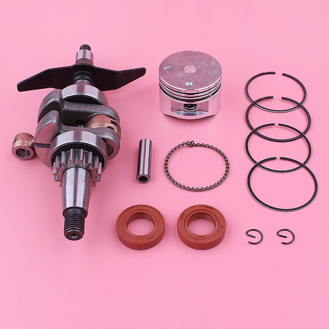 Kit Virabrequim e Pistão para Roçadeiras Honda GX31