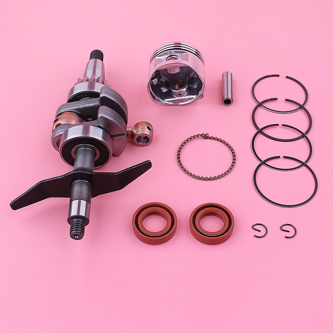 Kit Virabrequim e Pistão para Roçadeiras Honda GX31