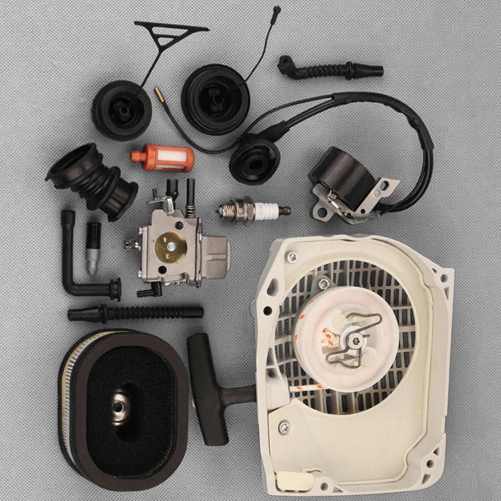 Kit Carburador e Partida Retrátil para Motosserras Stihl 064 / 066 / MS 640 / MS 650 / MS 660