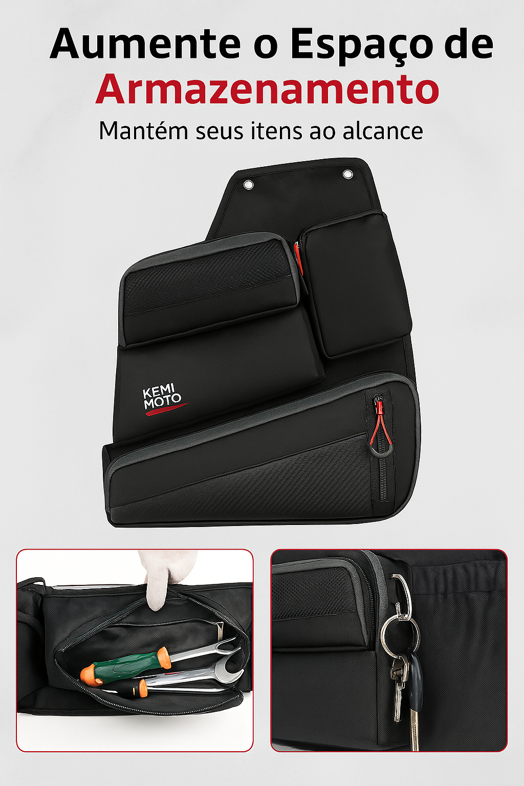 Par de Bolsas de Porta com Apoio de Joelho – Can-Am Maverick Trail 1000 / 1000 DPS