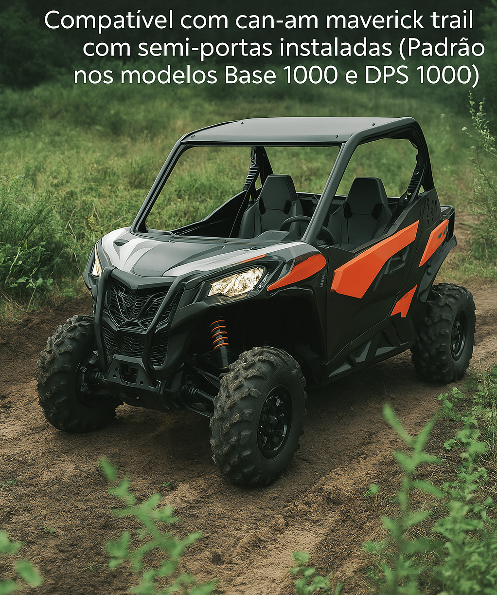 Par de Bolsas de Porta com Apoio de Joelho – Can-Am Maverick Trail 1000 / 1000 DPS