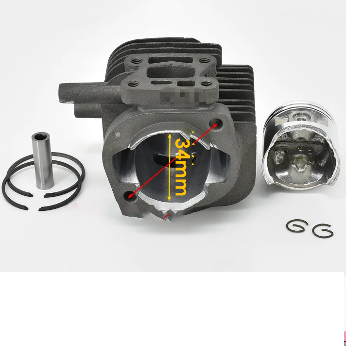 Kit Cilindro Completo para Roçadeiras Makita EM2500, RBC2500, RBC2500h, RBC2510