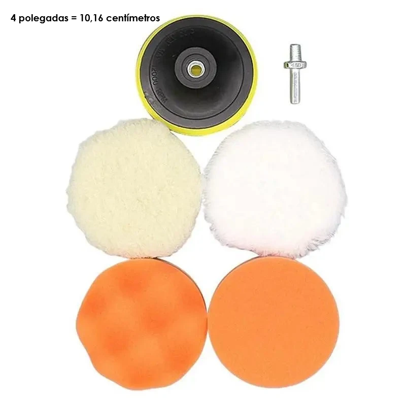 Disco de Polimento Universal para Carros 3/4 polegadas para Máquina de Polimento com Enceramento M10 / M14 Lã Macia