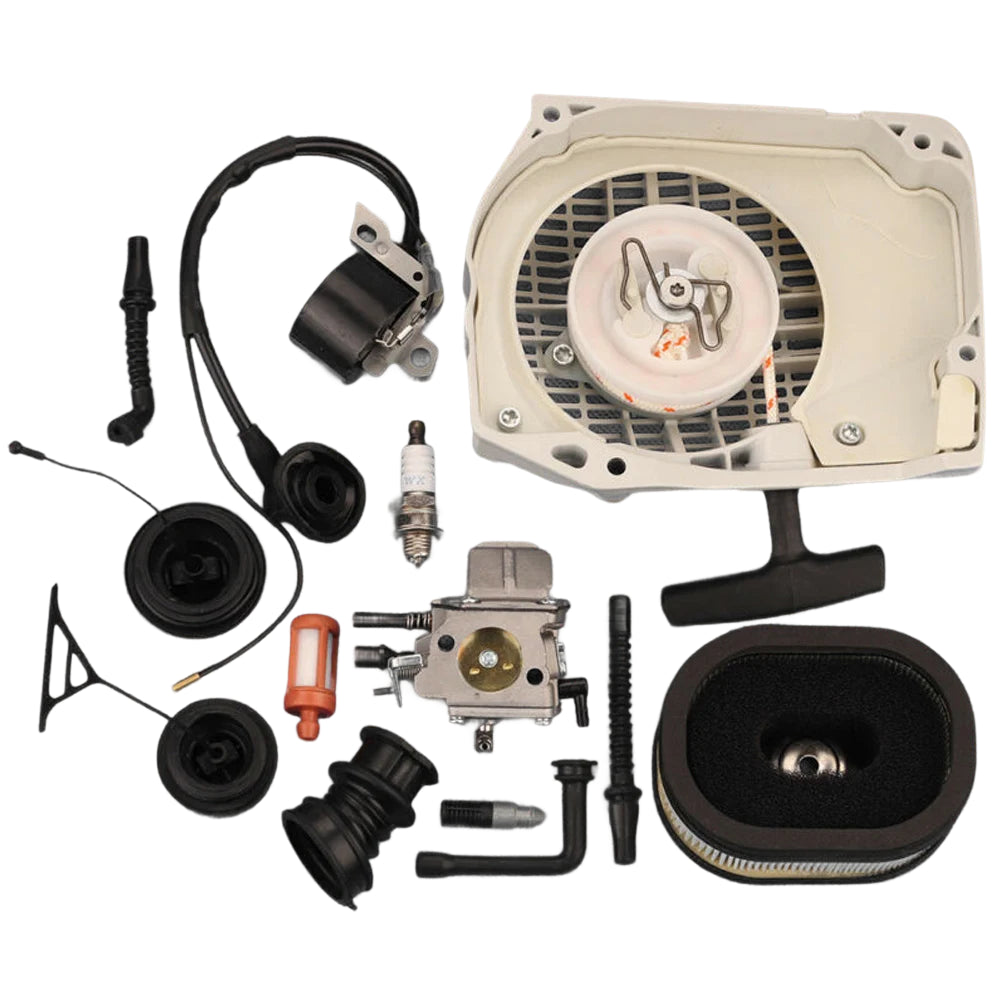 Kit Carburador e Partida Retrátil para Motosserras Stihl 064 / 066 / MS 640 / MS 650 / MS 660