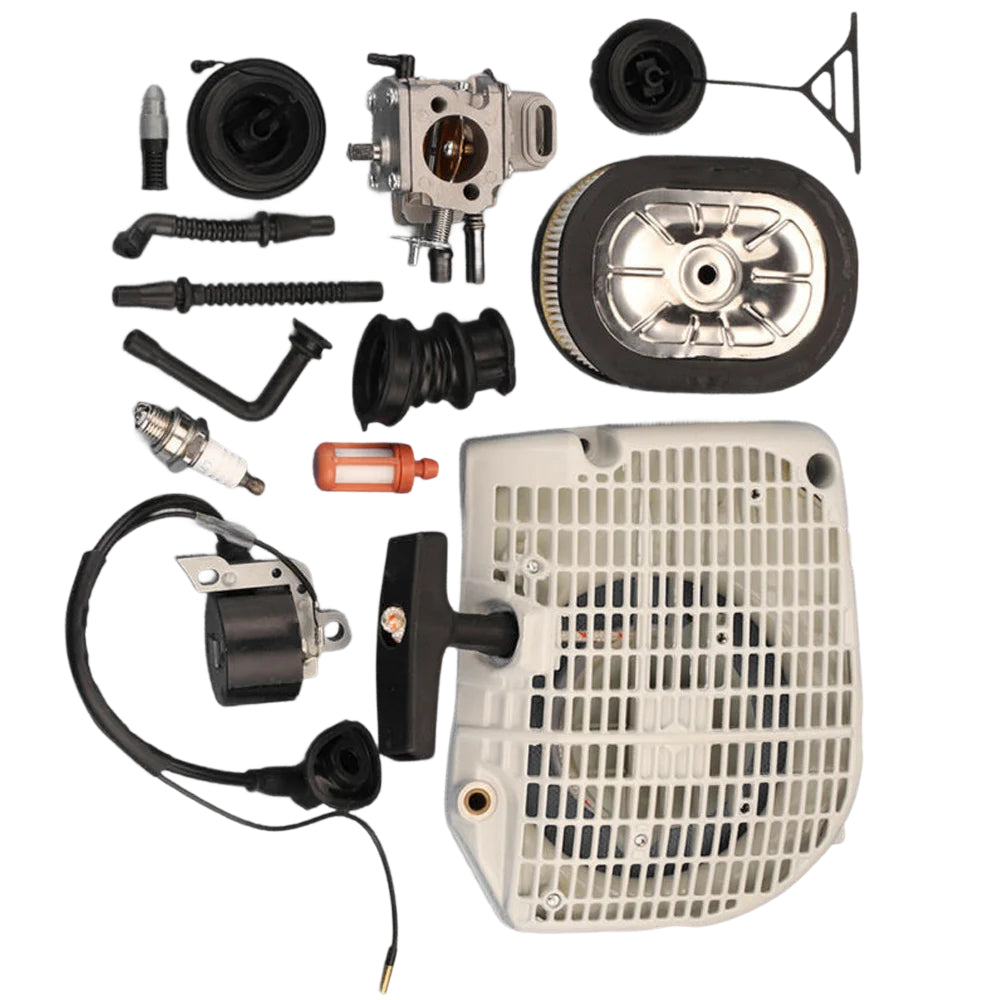 Kit Carburador e Partida Retrátil para Motosserras Stihl 064 / 066 / MS 640 / MS 650 / MS 660