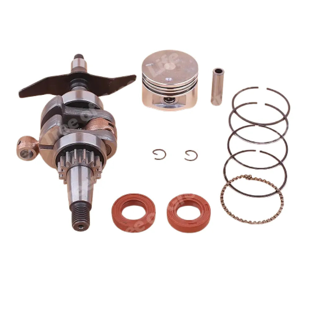 Kit Virabrequim e Anel de Pistão 39mm Retentores para Honda GX31