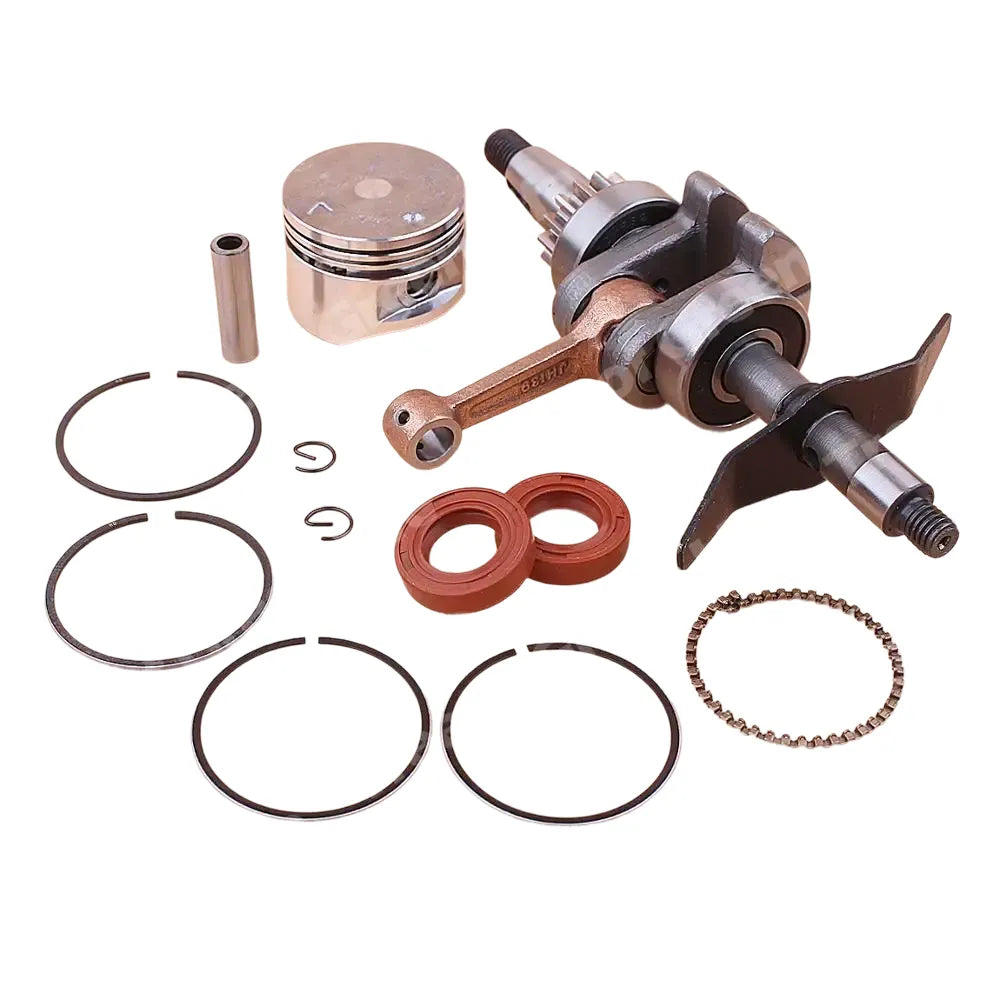 Kit Virabrequim e Anel de Pistão 39mm Retentores para Honda GX31