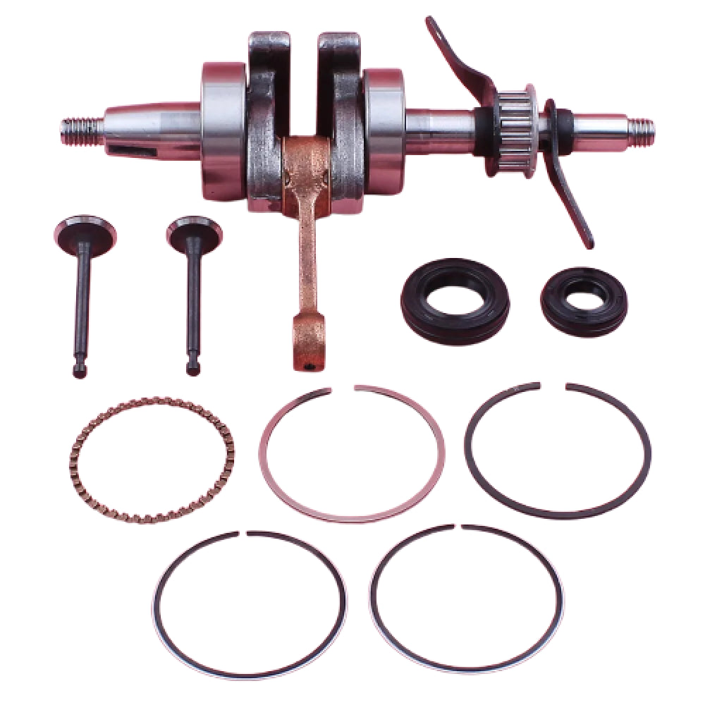 Virabrequim Válvula e Anéis de Pistão para Honda GX35