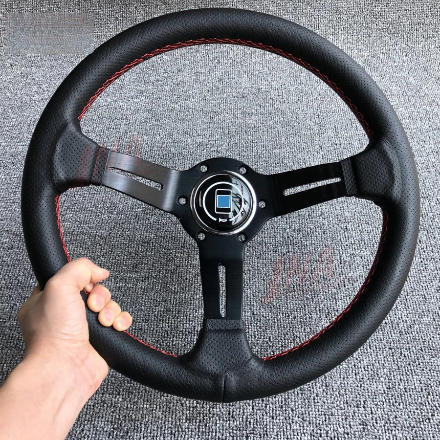 Volante Esportivo Universal 32cm PC-ST18 em Couro