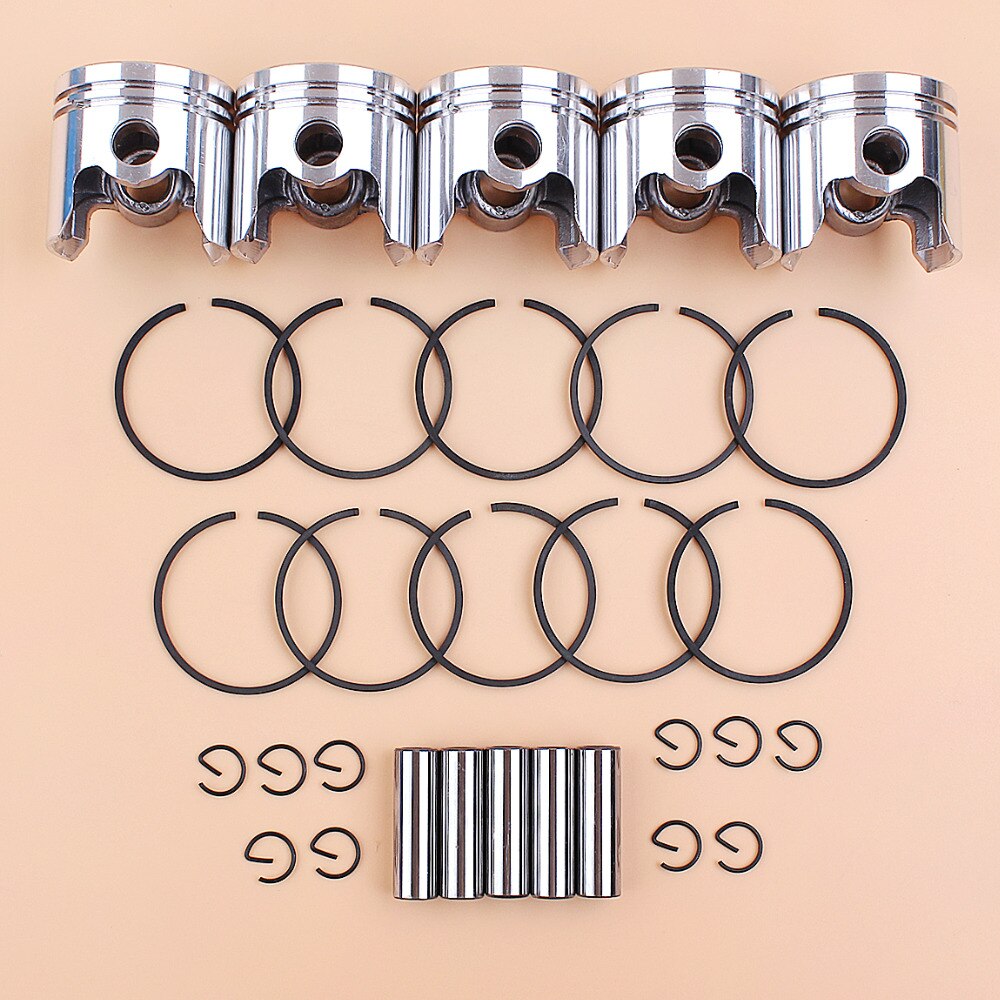 Kit Pistão Completo para Roçadeiras 43CC - 40mm 5 Peças
