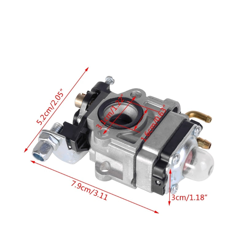 Carburador 10mm para Eco SRM 260S 261S 261SB PPT PAS 260 261 BC4401DW - Poly Roçadeiras