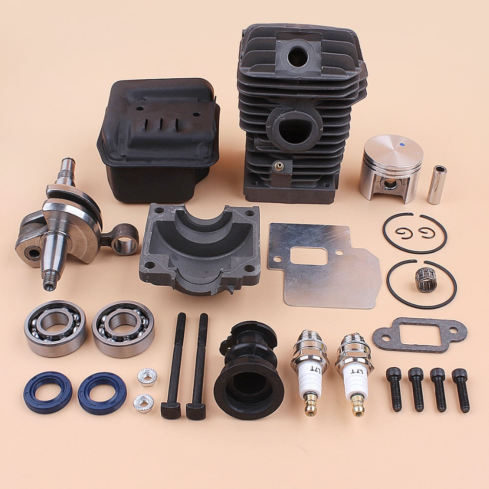 Conjunto de Motor Cilindro mais Silenciador, para Stihl MS250 MS230 025 023 MS 250 230 - Poly Roçadeiras