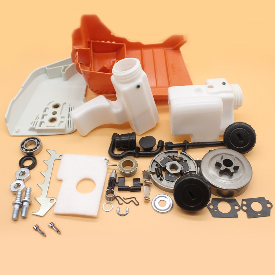 Conjunto de capa de cilindro completo para motosserra stihl ms170 ms180 017 018 - Poly Roçadeiras