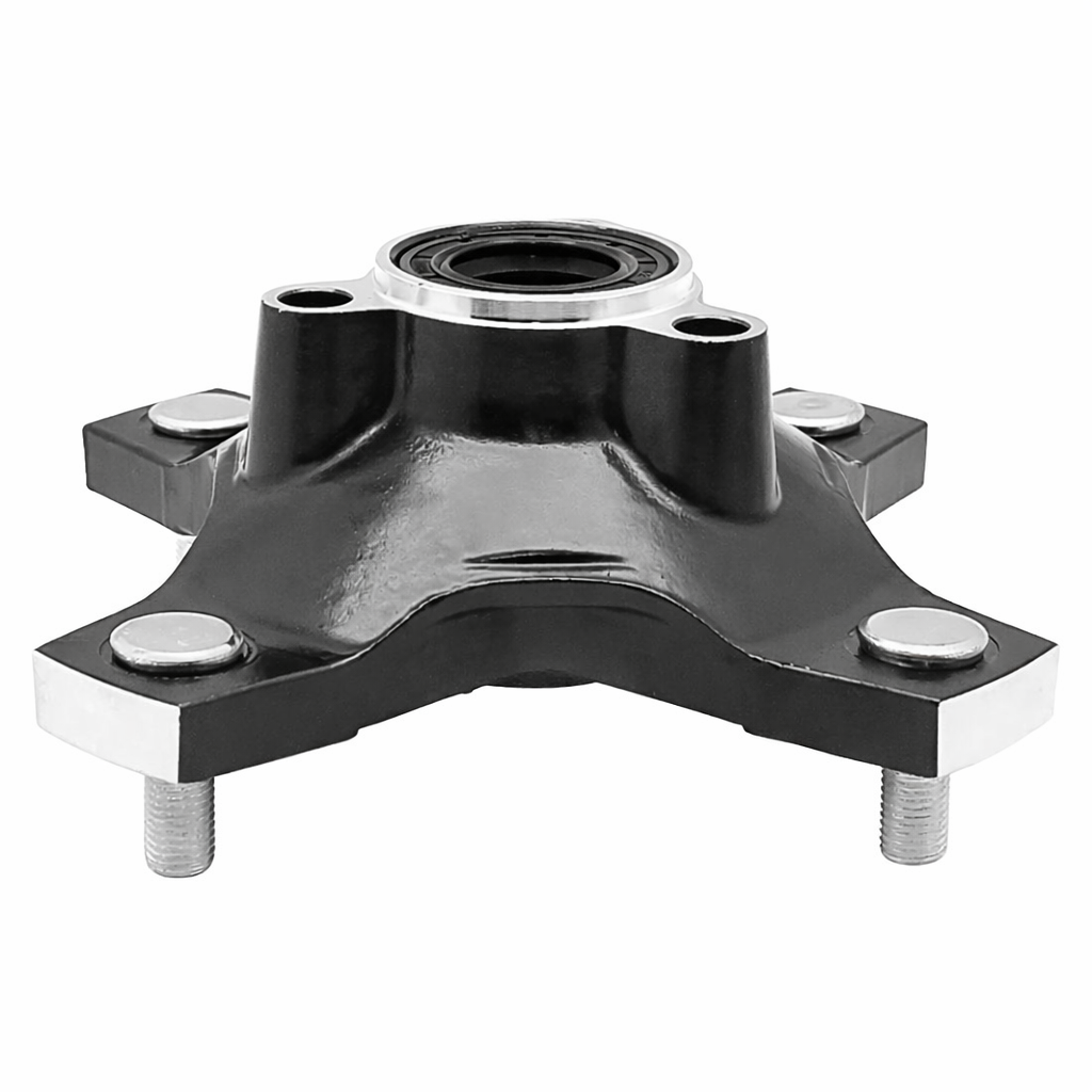 Cubo de Roda Dianteira com Rolamento, Retentor e Prisioneiros para Suzuki LTZ250 / LTZ400