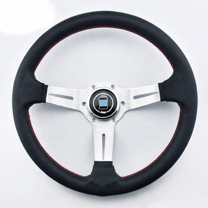Volante Esportivo Universal 32cm PC-ST18 em Couro
