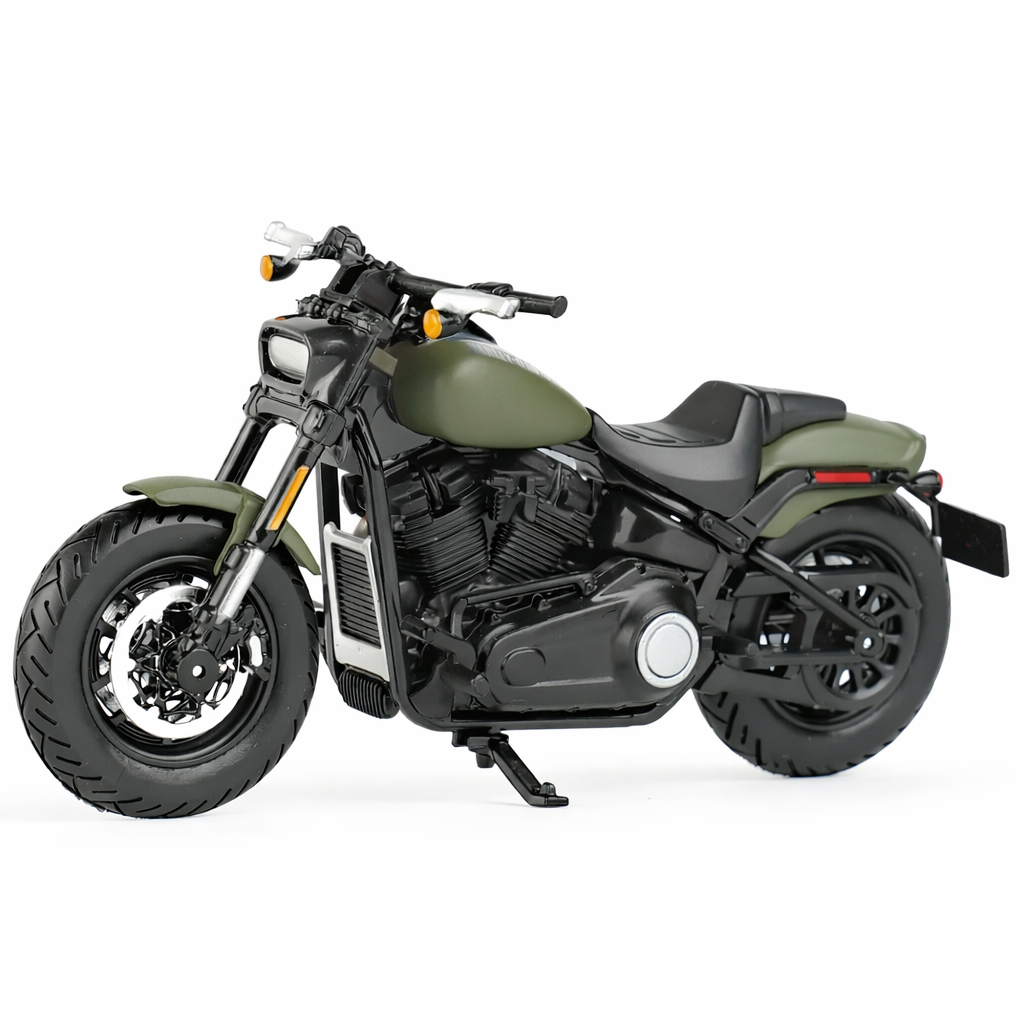 Miniatura Moto Harley-Davidson 2022 Fat Bob 114 1:18 Maisto em Metal