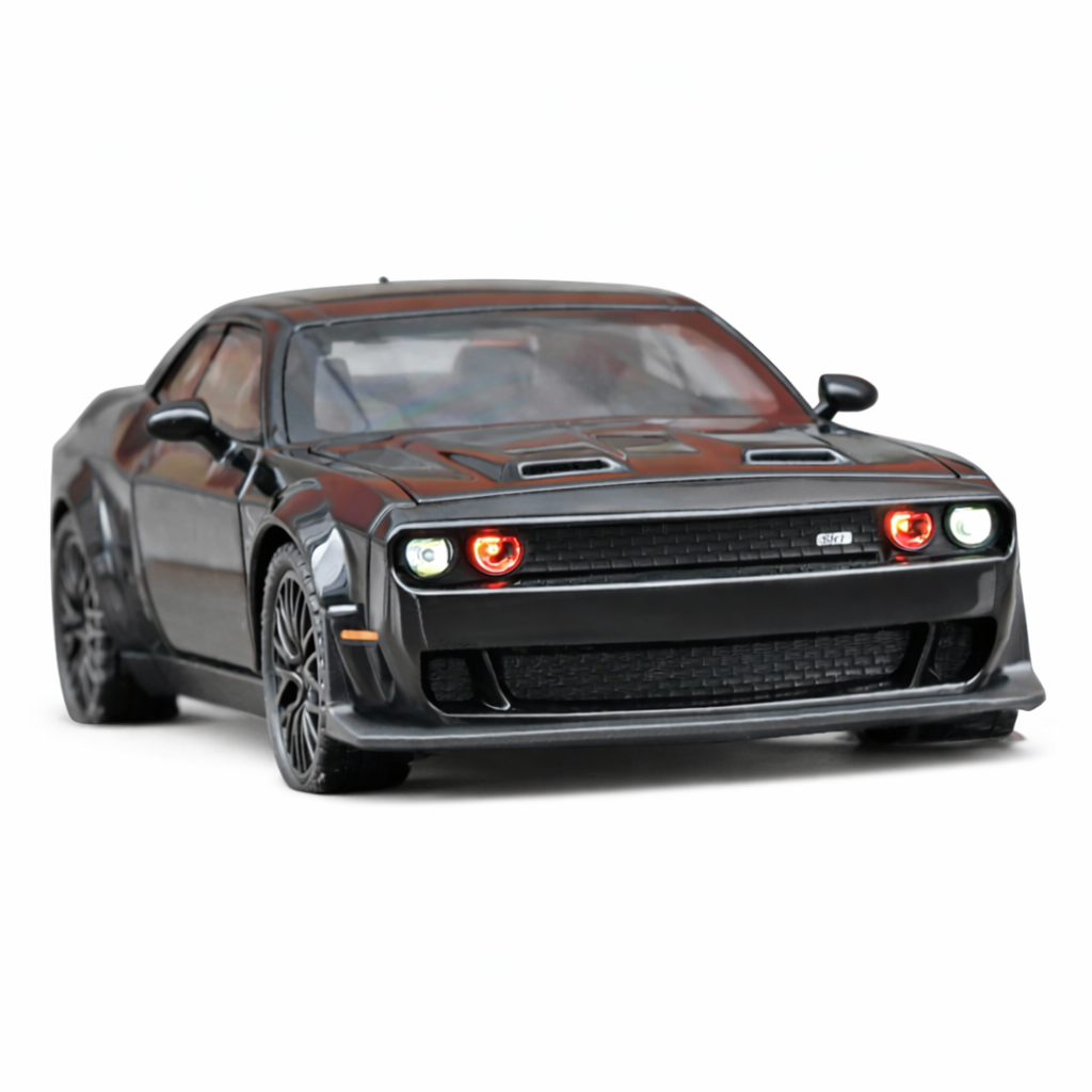 Miniatura Challenger Hellcat Redeye 1:32 em Metal com Som e Luz Maisto