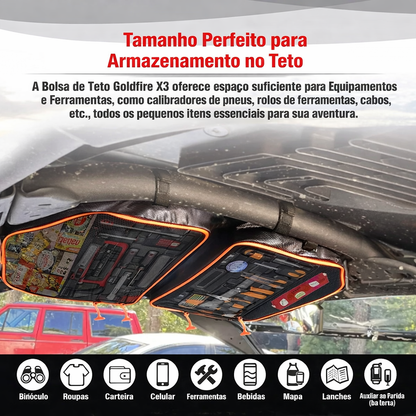 Bolsa de Teto Organizadora para Can-Am Maverick X3 – 2017 a 2021